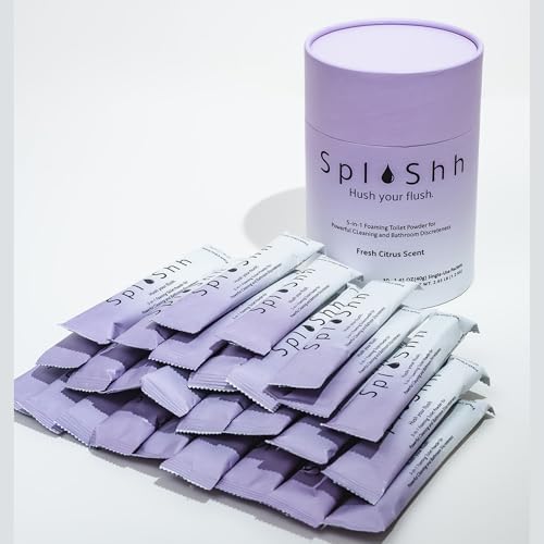 SplaShh 5 in 1 Toilet Cleaner 30 Powder Packets Eco-Friendly
