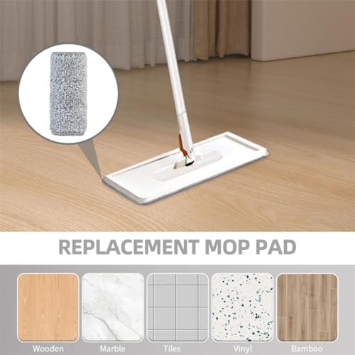 3PCS Washable Fiber Mop Pads for Hardwood and Tile Floors