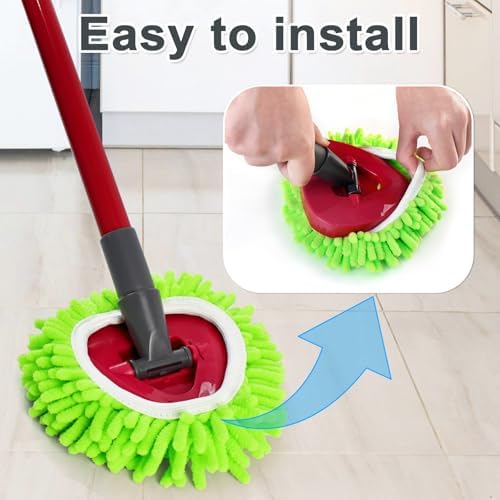 DLAIMI 6 Pack Spin Mop Replacement Heads