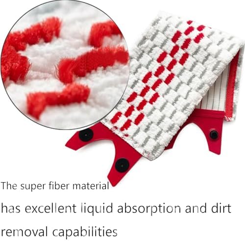 4PCS Microfiber Floor Mop Pads for Spray System