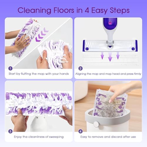 21 Pack Replacement Mop Pads for Swiffer Power Mop