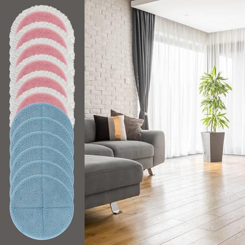 BeiLan Spin Wave Replacement Mop Pads 12 Pack