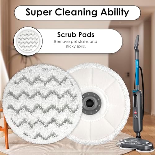 BRUVISH 12 Pack 3897A Replacement Mop Pads