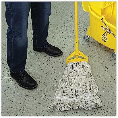 Boardwalk BWK424CEA 24 oz Cotton Pro Loop Wet Mop Head - White