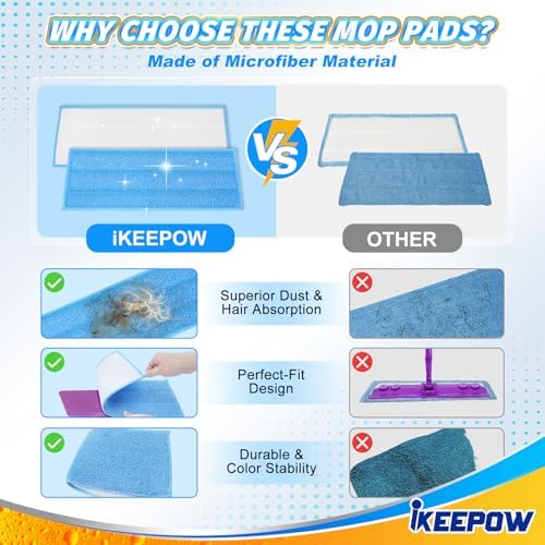 4 Pack Reusable Microfiber Mop Pads for Rejuvenate Machines 1