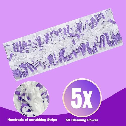 Disposable Mopping Pad Refills for PowerMop 20 Pack Purple
