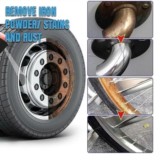 ZANWANXIN Car Rust Iron Particle Remover Spray 2pcs