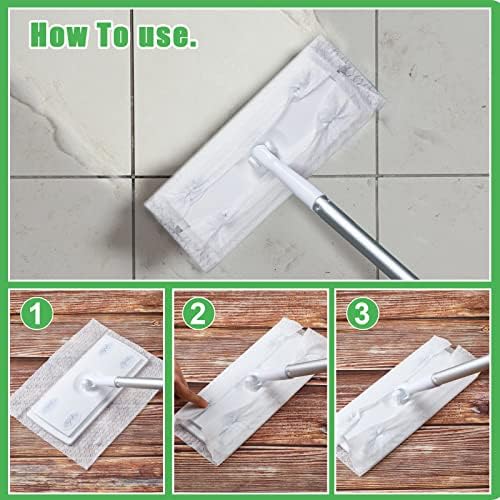 Zubebe 600 Pcs Dry Mop Pad Refills for Floor Cleaning