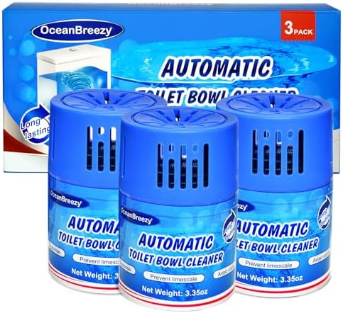 OceanBreezy Toilet Cleaner Tablets 3 Bottles Set