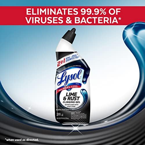 Lysol Lime Rust Remover Toilet Bowl Cleaner 48oz 1