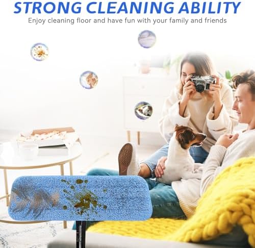 BeiLan Replacement Microfiber Mop Pad 10 Pack 18 17