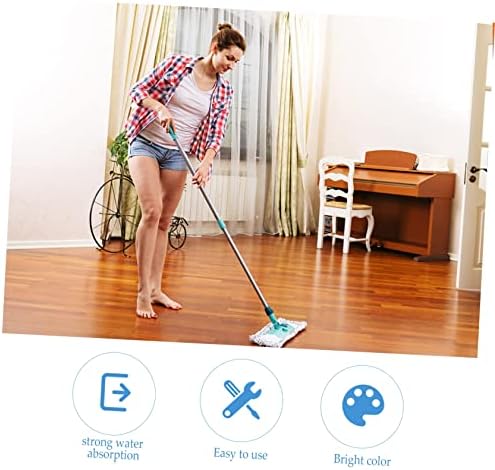 4pcs Reusable Washable Mop Pads for Hard Floors