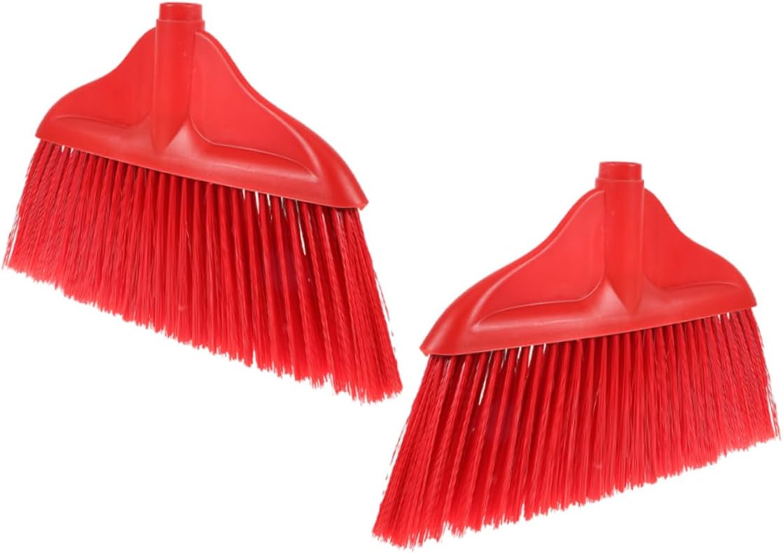 2pcs Easy Install Floor Broom Head Replacement for Home Cleaning