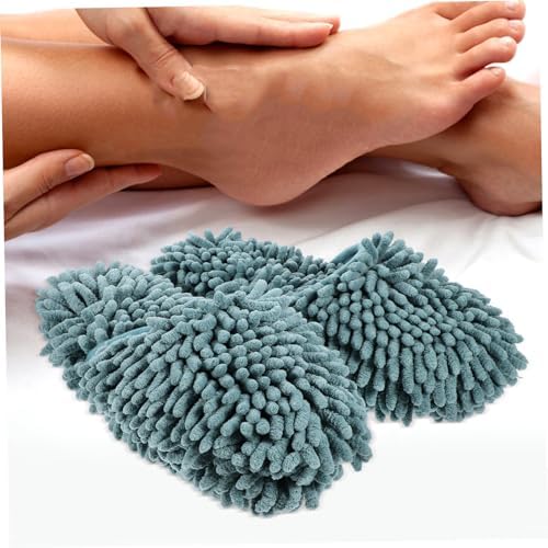 Fluffy Reusable Mopping Slippers for Women