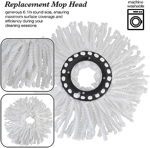 Simplify Microfiber Mop Head Replacement Pack of 2 1