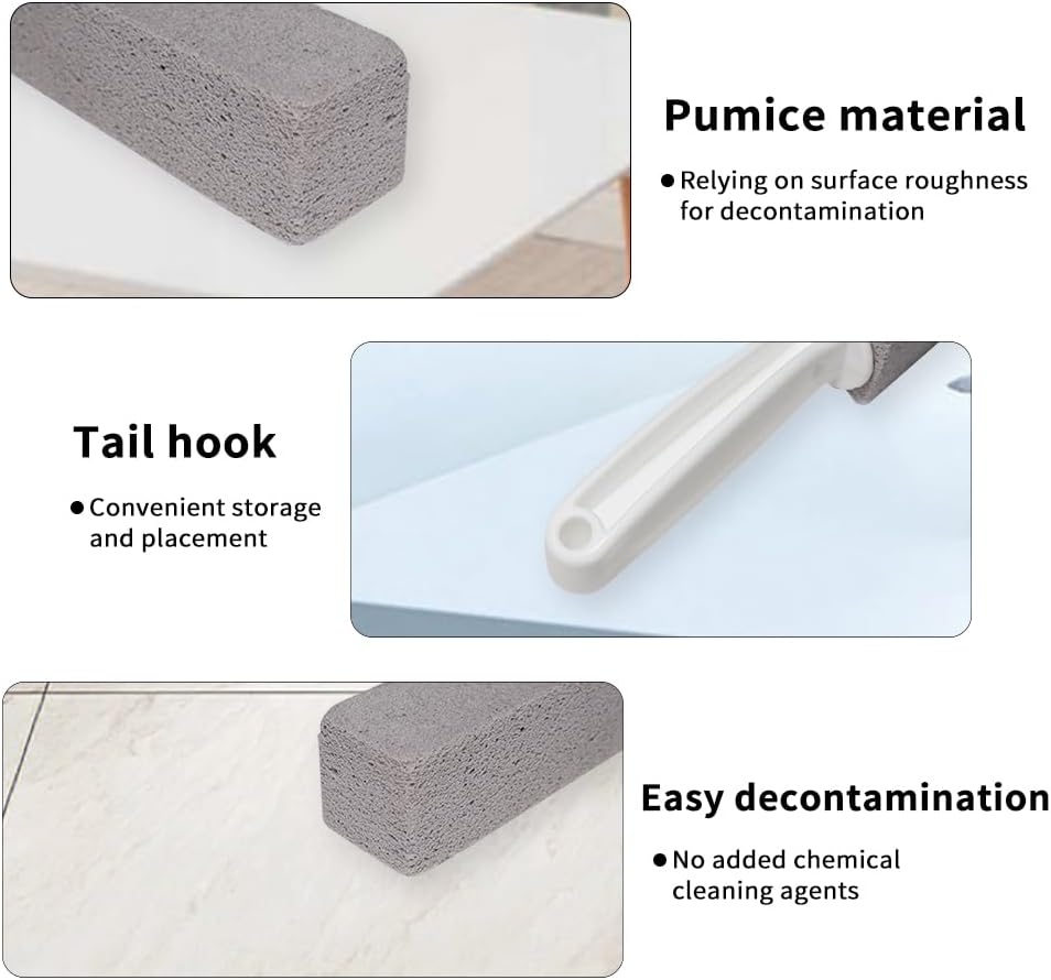Fovcos Pumice Stone Toilet Cleaner with Handle