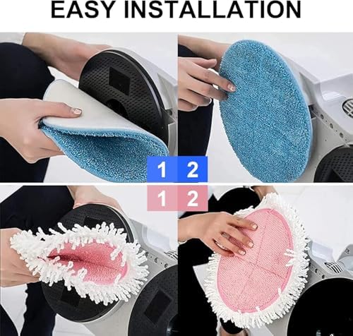 GreeSuit Electric Mop Pads 6 Pack 728in Replacement