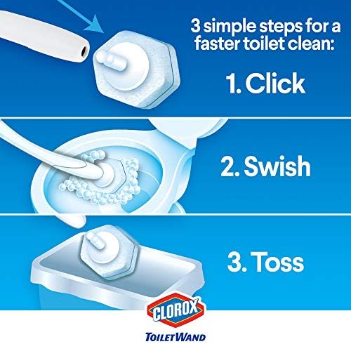 Clorox Wand Heads 6 Count for Powerful Toilet Cleaning