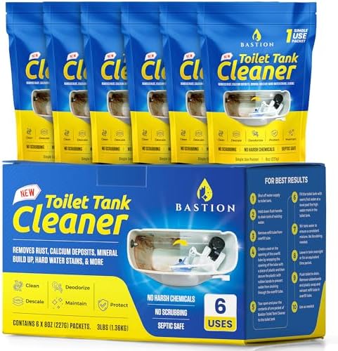 Bastion Toilet Tank Cleaner - 6 x 8oz Single Use Packets