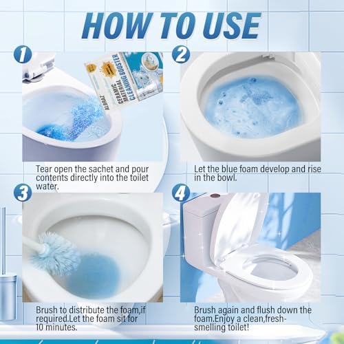 ALBRAZ Splash Foam Toilet Cleaner - Automatic Deep Clean