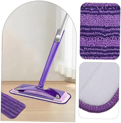 Ipetboom 2pcs Reusable Mop Pads for Hardwood and Tile Cleaning