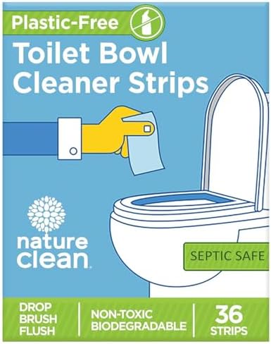 Nature Clean Non-Toxic Toilet Cleaner Strips 36 Count