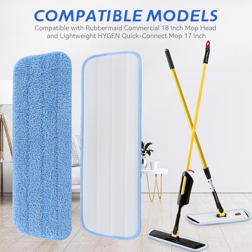 BeiLan Replacement Microfiber Mop Pad 10 Pack 18 17