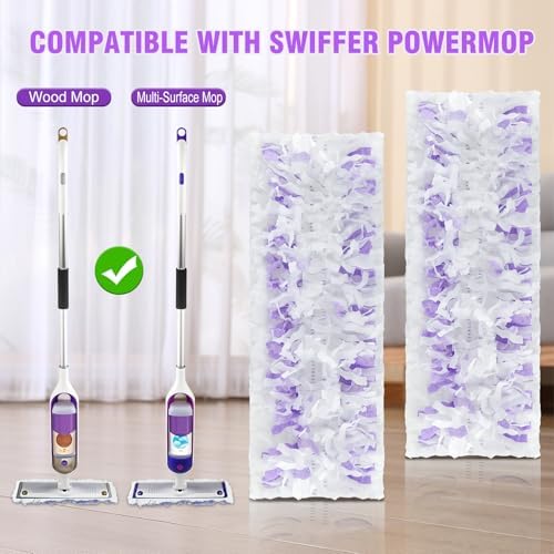 60 Count Swiffer Power Mop Refills - Extra Absorbent No Mess Mopping