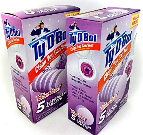 Willert Ty-D-Bol Toilet Cleaning Tablets with Lavender Scent 10 Tabs