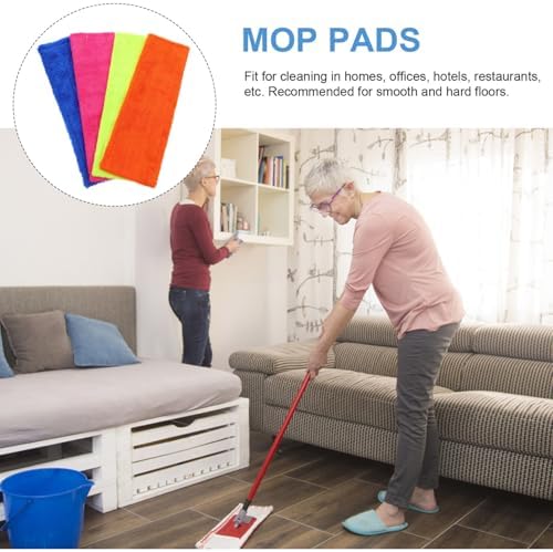 Ipetboom 4pcs Reveal Mop Pads Replacement Heads