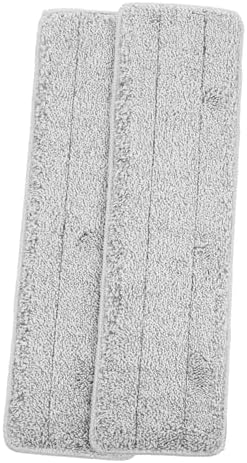 2pcs Reusable Microfiber Mop Pads for Efficient Floor Cleaning