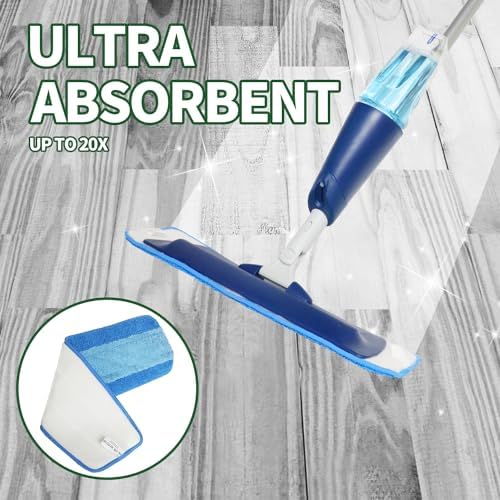 10 Pack Microfiber Mop Pads for Bona Mop 18 Inch Reusable Replacement