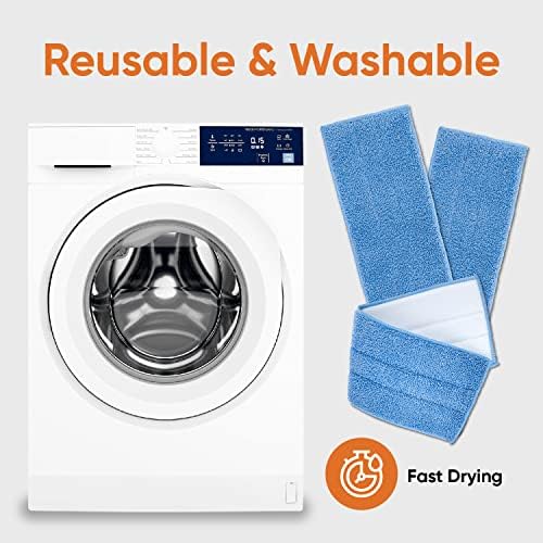 Superio Microfiber Mop Refill 16 Inch Blue 12 Pack