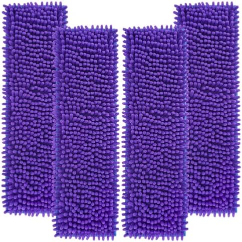 KEEPOW Microfiber Mop Pad Replacement 18 Inch 43 Pack Washable Reusable