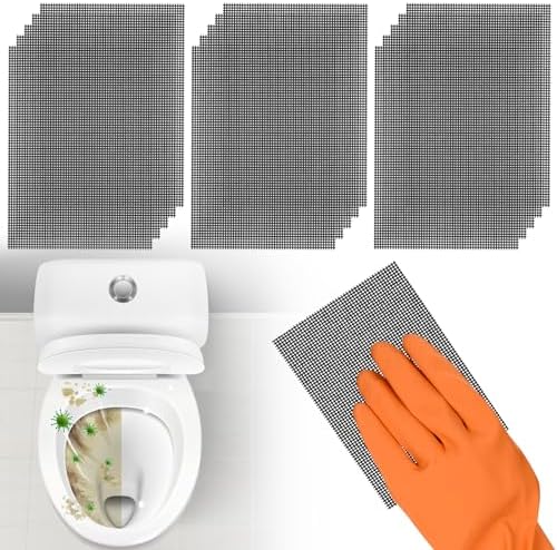 Yncotte Toilet Cleaner 15PCS Abrasive Mesh Pads