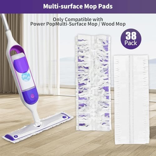 38-Pack PowerMop Mopping Pad Refills for Hyphen-X