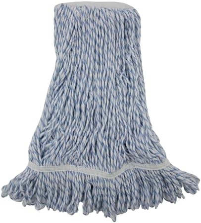 Boardwalk 542CT Mop Head Replacement Narrow Medium WhiteBlue Case of 12