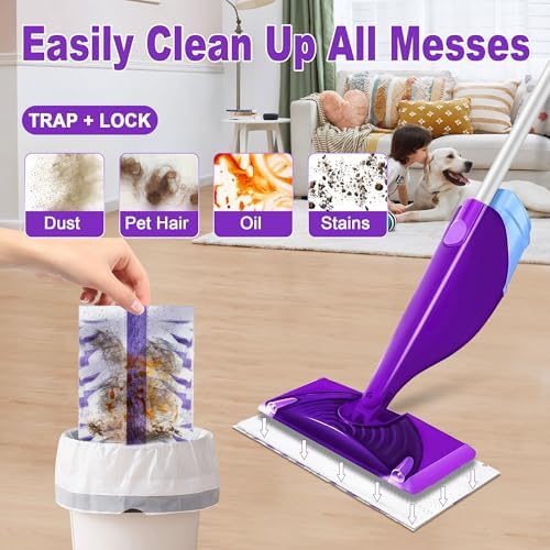 FORSPEEDER 10 Count Swiffer WetJet Mopping Pad Refills