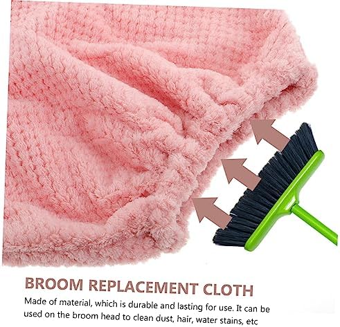 Ipetboom 2pcs Reusable Broom Cloth Cover Replacement