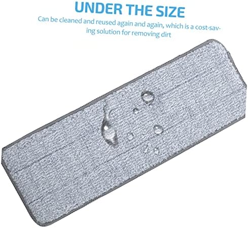 2pcs Microfiber Mop Pads Reusable Floor Cleaning Accessory