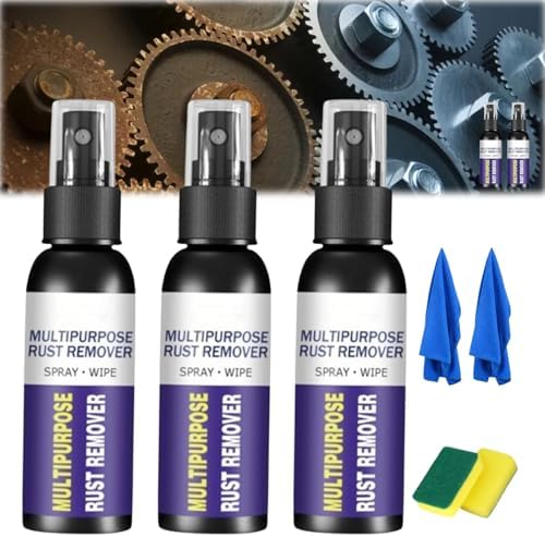 RJDJ Multipurpose Rust Remover Spray 3pc Kit