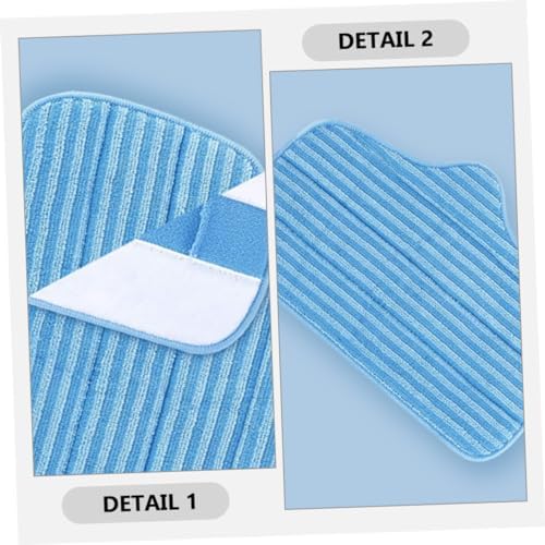 Minkissy 2pcs Microfiber Mop Pads Replacement for Efficient Floor Cleaning