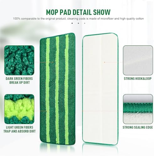 NIXOOT 3 Pack Mop Refills for Libman Freedom Spray Mop
