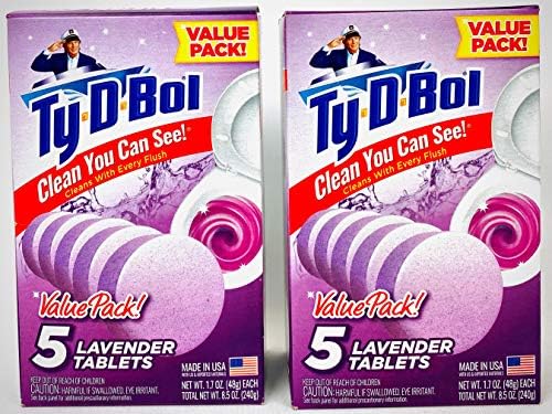Willert Ty-D-Bol Toilet Cleaning Tablets with Lavender Scent 10 Tabs