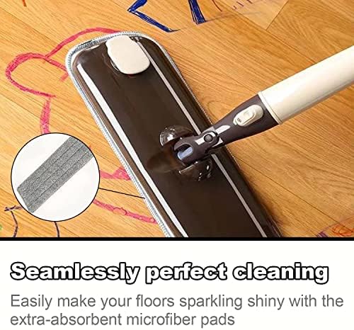 Replacement Microfiber Mop Heads Set of 4