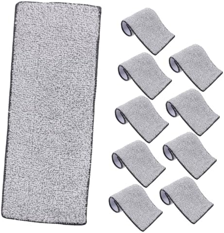 10pcs Microfiber Mop Pads for Floor Cleaning Reusable