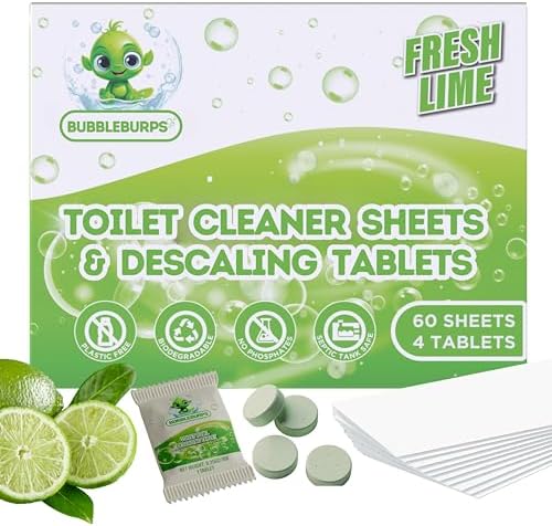Bubbleburps Toilet Cleaning Sheets Descaler Tablets COMBO