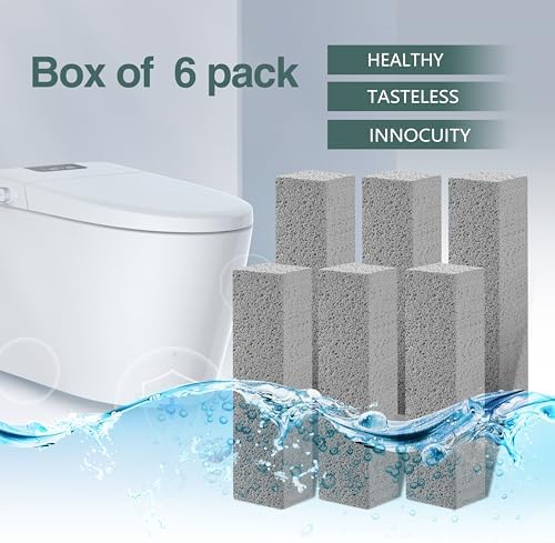 Melfluo 6 Pack Pumice Stone Toilet Cleaner