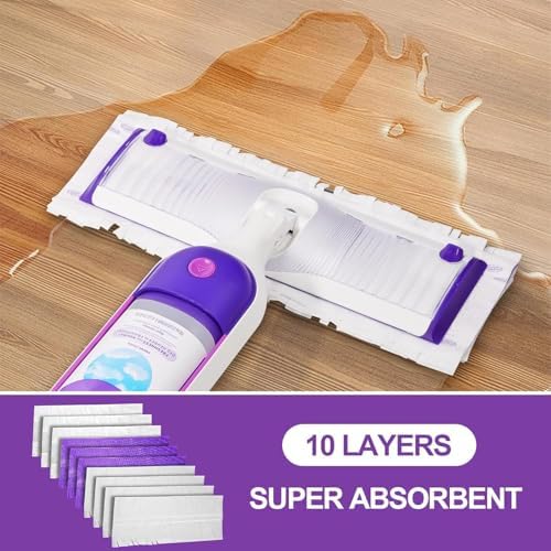 PROXO Replacement Mop Pad Refills - Heavy Duty Wet Mopping Cloths