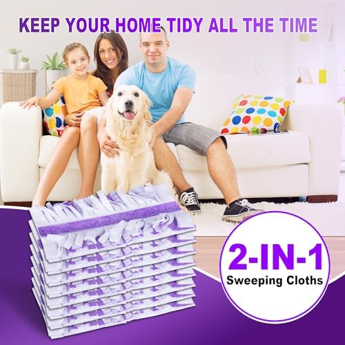 FORSPEEDER 8 Count Mopping Pads Refills for Swiffer WetJet